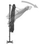 Cantilever parasol with anthracite gray aluminum pole 250x250 cm by vidaXL, Umbrellas - Ref: Foro24-44618, Price: 202,30 €, D...