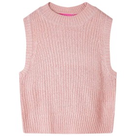 Chaleco infantil de punto rosa claro 128 de , Camisetas para niños - Ref: Foro24-14512, Precio: 9,99 €, Descuento: %