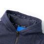 Sudadera infantil con capucha y cremallera azul oscuro mélange 128 de , Camisetas para niños - Ref: Foro24-12952, Precio: 17,...