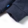 Children's sweatshirt with hood and zipper dark blue mélange 128 by , Kids T-shirts - Ref: Foro24-12952, Price: 17,99 €, Disc...