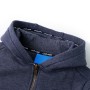 Sudadera infantil con capucha y cremallera azul oscuro mélange 104 de , Camisetas para niños - Ref: Foro24-12950, Precio: 14,...