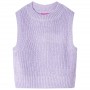 Children's light lilac knitted vest 116 by , Kids T-shirts - Ref: Foro24-14546, Price: 11,99 €, Discount: %