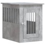 Dog cage engineered wood gray concrete 45x62x59 cm by , Dog kennels - Ref: Foro24-838312, Price: 71,90 €, Discount: %