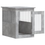 Dog cage engineered wood gray concrete 45x62x59 cm by , Dog kennels - Ref: Foro24-838312, Price: 71,90 €, Discount: %