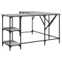 Engineered wood gray Sonoma desk 139x139x75 cm by , Desks - Ref: Foro24-837590, Price: 88,75 €, Discount: %