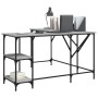 Engineered wood gray Sonoma desk 139x139x75 cm by , Desks - Ref: Foro24-837590, Price: 88,75 €, Discount: %