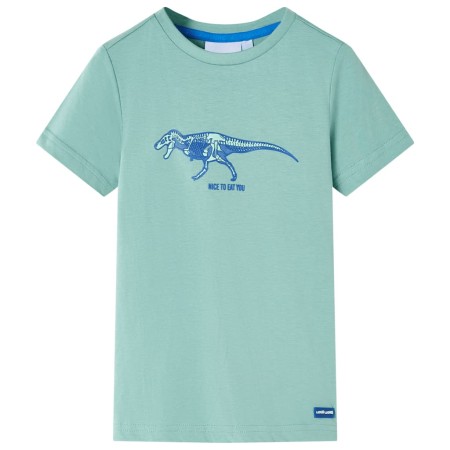 Camiseta infantil caqui claro 116 de , Camisetas para niños - Ref: Foro24-11746, Precio: 7,95 €, Descuento: %