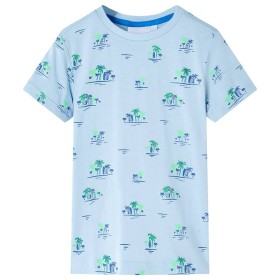 Camiseta infantil azul claro 104 de , Camisetas para niños - Ref: Foro24-12550, Precio: 10,99 €, Descuento: %