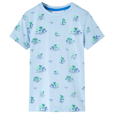 Camiseta infantil azul claro 104 de , Camisetas para niños - Ref: Foro24-12550, Precio: 10,99 €, Descuento: %