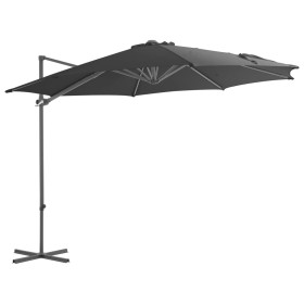 Cantilever parasol with anthracite gray steel pole 300 cm by vidaXL, Umbrellas - Ref: Foro24-44630, Price: 203,99 €, Discount: %