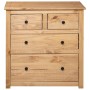 Panama style solid pine wood sideboard 80x40x83 cm by , Sideboards - Ref: Foro24-282655, Price: 141,07 €, Discount: %