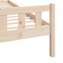 Solid wood bed frame 75x190 cm by , Beds and slatted bases - Ref: Foro24-810639, Price: 90,45 €, Discount: %