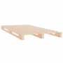 Cama de palets de madera maciza de pino 75x190 cm de , Camas y somieres - Ref: Foro24-821417, Precio: 64,99 €, Descuento: %