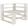 Set muebles de palés jardín 6 piezas madera cojines crema de , Conjuntos de jardín - Ref: Foro24-3052462, Precio: 553,70 €, D...