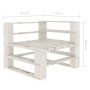 Set of 6 wooden pallet garden furniture pieces with cream cushions by , Garden sets - Ref: Foro24-3052462, Price: 553,99 €, D...