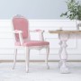 Silla de comedor terciopelo rosa 62x59,5x100,5 cm de , Sillas de comedor - Ref: Foro24-344462, Precio: 163,65 €, Descuento: %