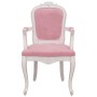 Silla de comedor terciopelo rosa 62x59,5x100,5 cm de , Sillas de comedor - Ref: Foro24-344462, Precio: 163,65 €, Descuento: %