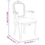 Pink velvet dining chair 62x59.5x100.5 cm by , dining chairs - Ref: Foro24-344462, Price: 163,65 €, Discount: %