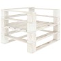 Garden pallet furniture set 5 pieces wood with cream cushions by , Garden sets - Ref: Foro24-3052464, Price: 515,28 €, Discou...