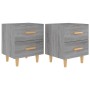 Bedside tables 2 units sonoma gray 40x35x47.5 cm by vidaXL, Nightstands - Ref: Foro24-817288, Price: 71,39 €, Discount: %