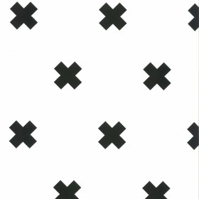 Fabulous World Wallpaper Cross white and black 67104-6 by Noordwand, Painted paper - Ref: Foro24-422682, Price: 32,89 €, Disc...