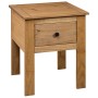 Panama style solid pine wood bedside table 46x40x57 cm by , Nightstands - Ref: Foro24-282691, Price: 54,50 €, Discount: %