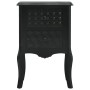 Black MDF nightstand 43x32x65 cm by , Nightstands - Ref: Foro24-285773, Price: 139,99 €, Discount: %