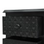 Black MDF nightstand 43x32x65 cm by , Nightstands - Ref: Foro24-285773, Price: 139,99 €, Discount: %