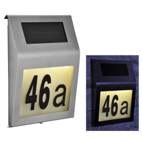 HI House Number with LED Solar Light by HI, Outdoor lighting - Ref: Foro24-423899, Price: 19,31 €, Discount: %