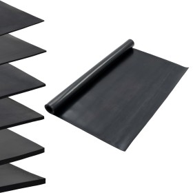 Smooth non-slip rubber mat 1.2x2 m 3 mm by , Floors and carpets - Ref: Foro24-143959, Price: 42,99 €, Discount: %