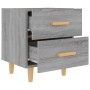 Bedside tables 2 units sonoma gray 40x35x47.5 cm by vidaXL, Nightstands - Ref: Foro24-817288, Price: 71,39 €, Discount: %