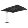 Cantilever parasol with anthracite aluminum pole 300x300 cm by vidaXL, Umbrellas - Ref: Foro24-44636, Price: 505,61 €, Discou...