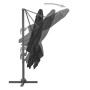 Cantilever parasol with anthracite aluminum pole 300x300 cm by vidaXL, Umbrellas - Ref: Foro24-44636, Price: 505,61 €, Discou...