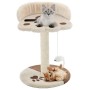 Katzenkratzbaum mit Sisalstamm 40 cm beige und braun von vidaXL, Katzenmöbel - Ref: Foro24-170543, Preis: 23,69 €, Rabatt: %