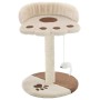 Rascador para gatos con poste de sisal 40 cm beige y marrón de vidaXL, Mobiliario para gatos - Ref: Foro24-170543, Precio: 23...