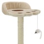 Rascador para gatos con poste de sisal 40 cm beige y marrón de vidaXL, Mobiliario para gatos - Ref: Foro24-170543, Precio: 23...