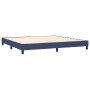 Cama box spring colchón y luces LED tela azul 200x200 cm de , Camas y somieres - Ref: Foro24-3133267, Precio: 604,26 €, Descu...