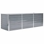 Gray galvanized steel garden bed 240x80x77 cm by vidaXL, Pots and planters - Ref: Foro24-44840, Price: 74,61 €, Discount: %