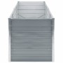 Gray galvanized steel garden bed 240x80x77 cm by vidaXL, Pots and planters - Ref: Foro24-44840, Price: 74,61 €, Discount: %