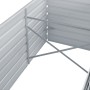 Gray galvanized steel garden bed 240x80x77 cm by vidaXL, Pots and planters - Ref: Foro24-44840, Price: 74,61 €, Discount: %