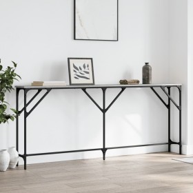 Sonoma gray engineered wood console table 180x23x75 cm by , Side tables - Ref: Foro24-837770, Price: 66,27 €, Discount: %