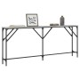 Mesa consola madera de ingeniería gris Sonoma 180x23x75 cm de , Mesas auxiliares - Ref: Foro24-837770, Precio: 59,24 €, Descu...