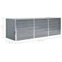 Gray galvanized steel garden bed 240x80x77 cm by vidaXL, Pots and planters - Ref: Foro24-44840, Price: 74,61 €, Discount: %