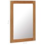 Espejo de madera maciza de roble 50x70 cm de vidaXL, Espejos - Ref: Foro24-247456, Precio: 70,16 €, Descuento: %