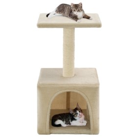 Katzenkratzbaum mit Sisalstamm 55 cm beige von vidaXL, Katzenmöbel - Ref: Foro24-170539, Preis: 24,90 €, Rabatt: %