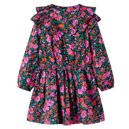 Bright pink long-sleeved children's dress 92 by , Children's dresses - Ref: Foro24-14474, Price: 12,68 €, Discount: %