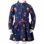 Vestido infantil de manga larga cordón azul marino 140 de , Vestidos de niños - Ref: Foro24-13963, Precio: 14,64 €, Descuento: %