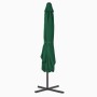 Garden umbrella with steel pole 250x250 cm green by vidaXL, Umbrellas - Ref: Foro24-44881, Price: 127,24 €, Discount: %