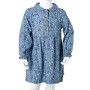 Vestido infantil de manga larga azul petróleo 116 de , Vestidos de niños - Ref: Foro24-14351, Precio: 12,97 €, Descuento: %