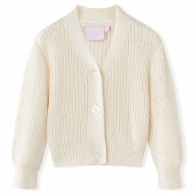 Cárdigan de punto infantil blanco nieve 104 de , Ropa de abrigo para niños - Ref: Foro24-14586, Precio: 15,99 €, Descuento: %